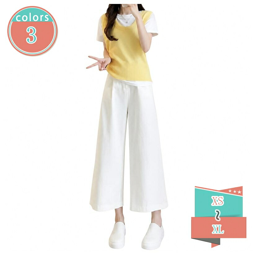 1000円OFFクーポン 夏パンツ 着痩せ見え レディース カジュアル ボトムス ストレートパンツ ゆったりサイズ 体型カバー 涼しい 履きやすい イージー シンプル 无地 shop-kosugi|小杉拓嗣商店