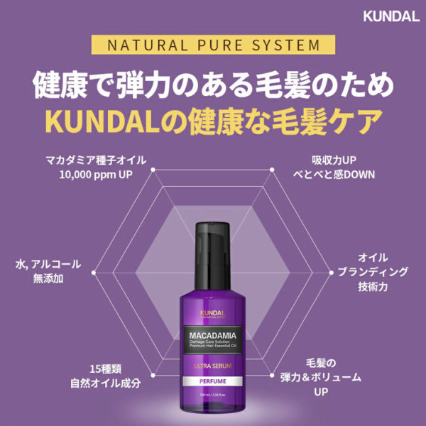 楽天市場 韓国コスメ ヘアケア 送料無料 Kundal クンダル ヘアセラム シャンプー トリートメント 3点セット イランイランの香り 韓国コスメショップlady