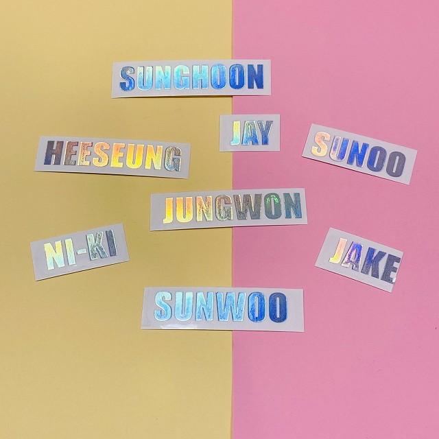 楽天市場】K-POP グッズ ENHYPEN エンハイフン ホログラム ステッカー