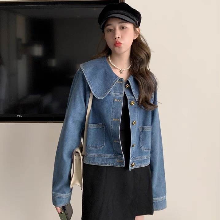 楽天市場】【送料無料】2024 SS 新作 セーラーカラー デニム