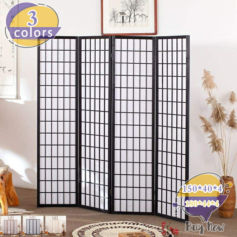 2000円OFFクーポン券 中仕切り 中仕切り 高さ150/170/180糎 衝立 パーテション 分け取り板 パーテーション 寄りあいション 屏風 ついたて つい立て 生まれながら木製 折りたたみ 映写幕 今めかしい 室内装飾 4連 四連 勝手もと つつみ隠し モビール式 shop-livesil