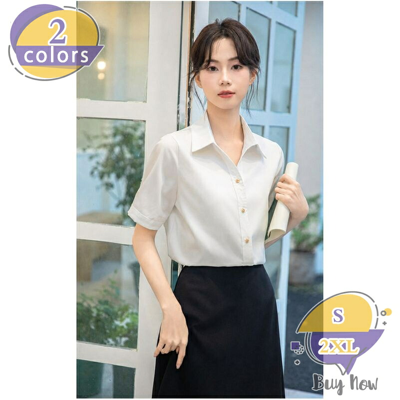 1000円OFFクーポン シャツ レディース 半袖 体型カバー ブラウス Vネック きれいめ オフィス 事務服 ビジネス 通勤 面接 リクルート 正装 トップス 春 夏 秋 大きいサイズ おしゃれ カジュアル 上品 大人 20代 30代 shop-livesil｜ショップリブシル