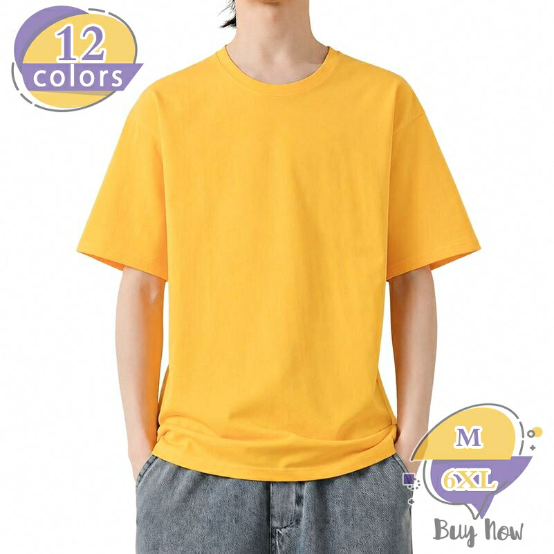 Tシャツ メンズ 半袖 ゆったり シルエット 無地 トップス カジュアル 着痩せ 大人 shop-livesil｜ショップリブシル