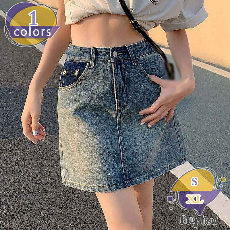 1000円OFFクーポン レディース スカート 春夏 ミニスカート Aライン 美脚 台形 体型カバー スリム タイトスカート ハイウエスト デニムスカート 可愛い aライン デニム ミニ トレロ ジーンズ おしゃれ 着やせ デニムショートスカート ミニ丈 shop-livesil｜ショップリブシル