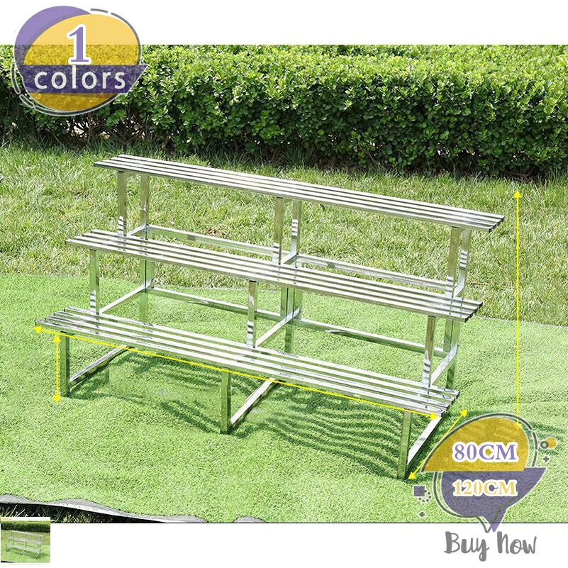 2000円OFFクーポン フラワースタンド 3段 屋内 屋外 おしゃれ 組立て簡単 軽い ステンレス 花壇 花 ラック 鉢 台 置き 植物 庭 ガーデニング ベランダ 棚 飾り棚 ガーデン ホワイト ブラウン 室内 ガーデン用品 おしゃれ 園芸ラック shop-livesil｜ショップリブシル