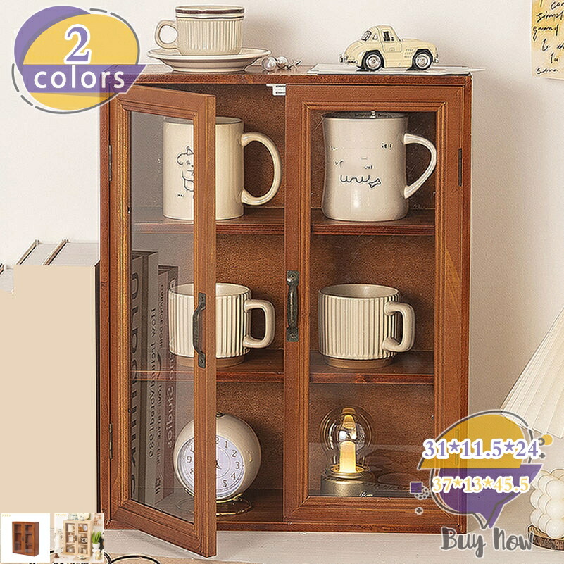 収納キャビネット 食器棚 卓上食器棚 キッチン収納棚 キッチンキャビネット アクリル扉 おしゃれ スリム コンパクト 上置き 防塵 防湿 おしゃれ 木製 キッチン 小さい ミニ 卓上食器整理 多機能 ミニ食器棚 簡単組立 shop-livesil
