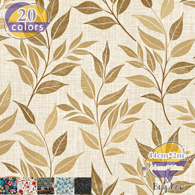 はがせる シール 壁紙 クロス 賃貸 花 柄 かわいい 幅44cm おしゃれ リメイクシート 大人 可愛い インテリア 部屋 女子 一人暮らし 自分で 簡単に 張り替え 壁紙の 上から貼れる DIY 壁紙 花柄 おしゃれ 壁紙 模様替え shop-livesil