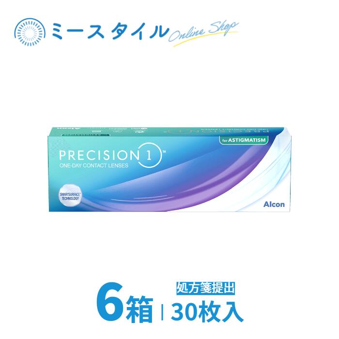 【貨物輸送無料】 プレシジョンワン乱視用  30枚入 6箱 ソフトコンタクトレンズ-医薬品・コンタクト・介護