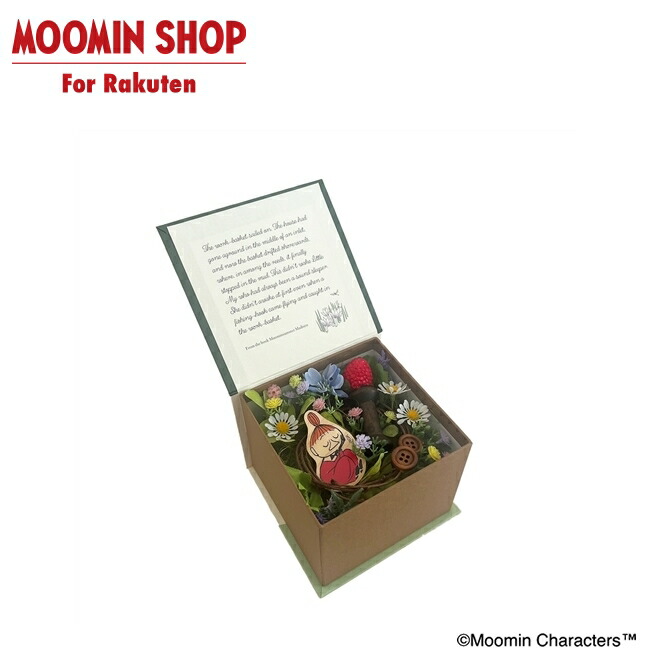 【公式店限定】MOOMIN ボックス入りフラワーアレンジ ストロベリーとカモミール （ムーミン谷の夏まつり）