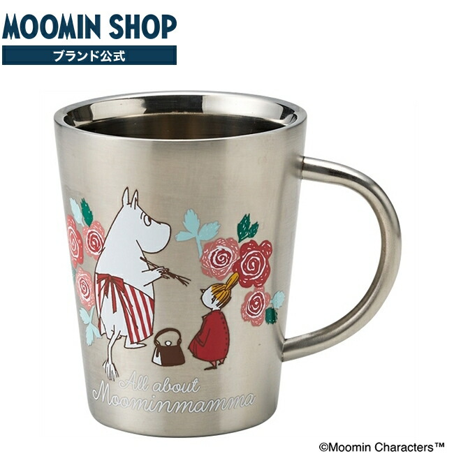 All about Moominmamma 二重マグ ピンク画像