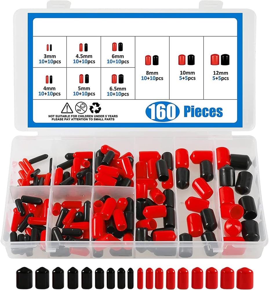 【楽天市場】160個セット 端末保護キャップ ねじプロテクター 丸パイプエンドキャップ PVCキャップ ボルトねじ 山プロテクター 安全