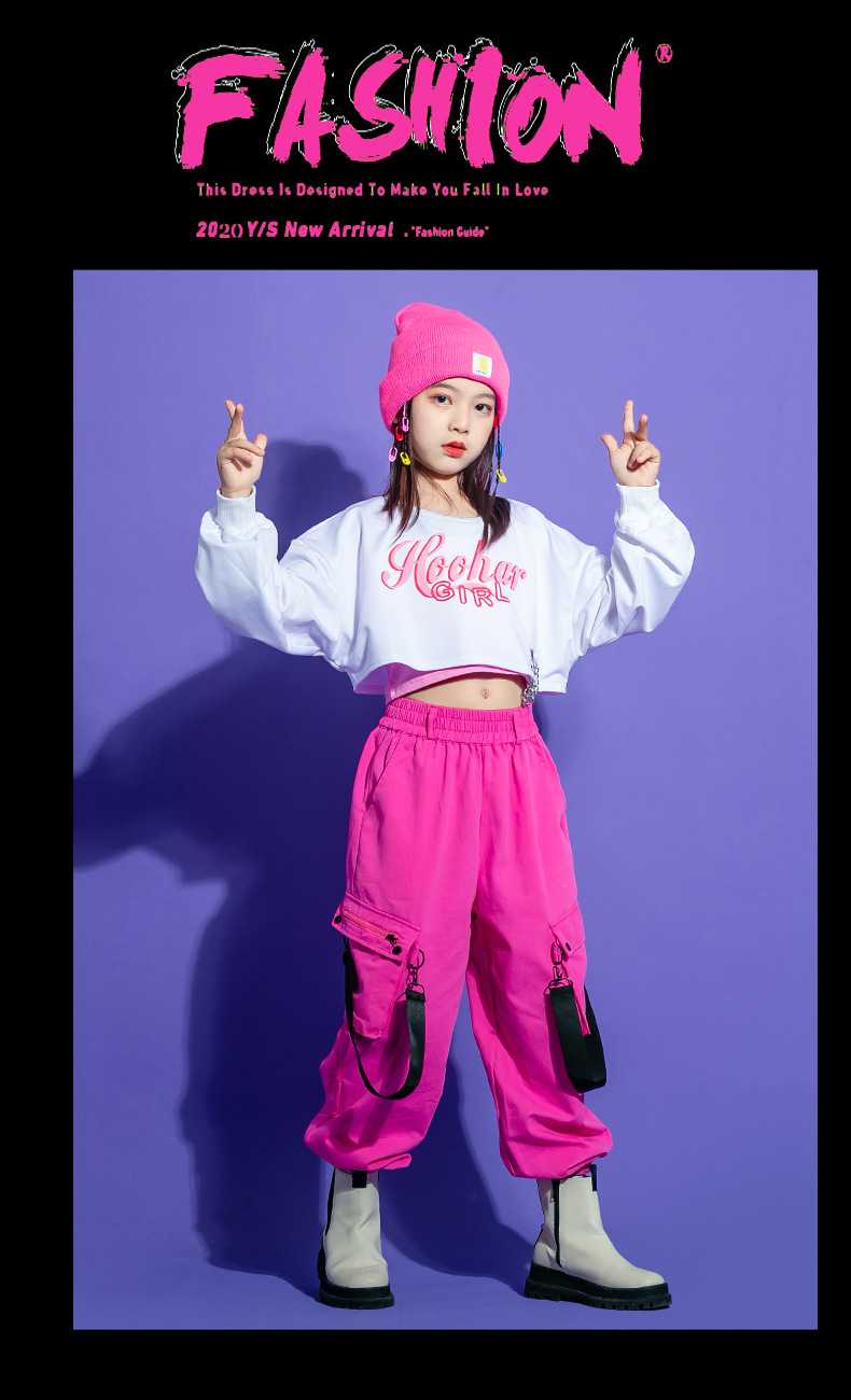 キッズ ダンス衣装 ヒップホップ 女の子 セットアップ 半袖 男の子 ステージ衣装 Hiphop 韓国 ストリートダンス へそ出し 4点セット