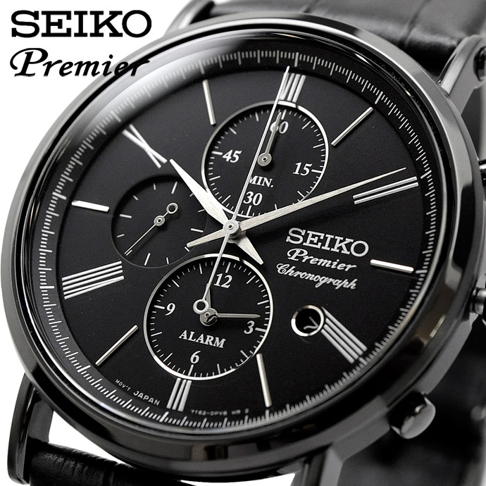 SEIKO 腕時計 セイコー 時計 ウォッチ Premier プルミエ アラームクロノグラフ ビジネス カジュアル メンズ SNAF79P1 [並行輸入品]｜SHOP NORTH STAR 店