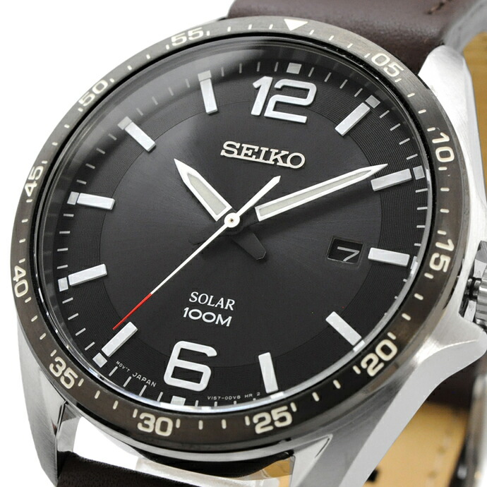 楽天市場 送料無料 新品 腕時計 Seiko セイコー 海外モデル ソーラー 100m シンプル ビジネス カジュアル メンズ Sne487p1 並行輸入品 Shop North Star 楽天市場店