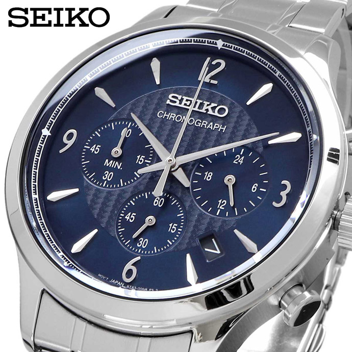 楽天市場】SEIKO 腕時計 セイコー 時計 人気 ウォッチ クロノグラフ ビジネス カジュアル メンズ SSB339P1 海外モデル  [並行輸入品]：SHOP NORTH STAR 楽天市場店