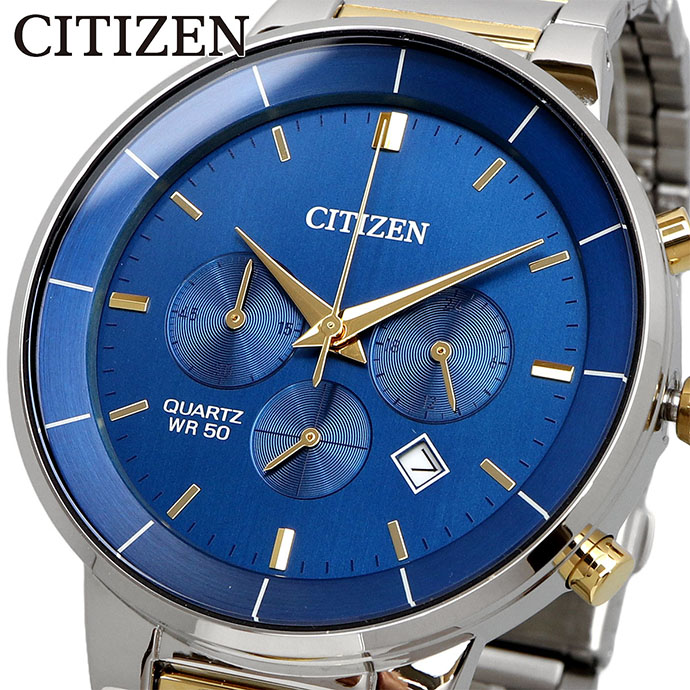 CITIZEN クォーツ腕時計 シルバー Amazon | [シチズン] CITIZEN クロノ