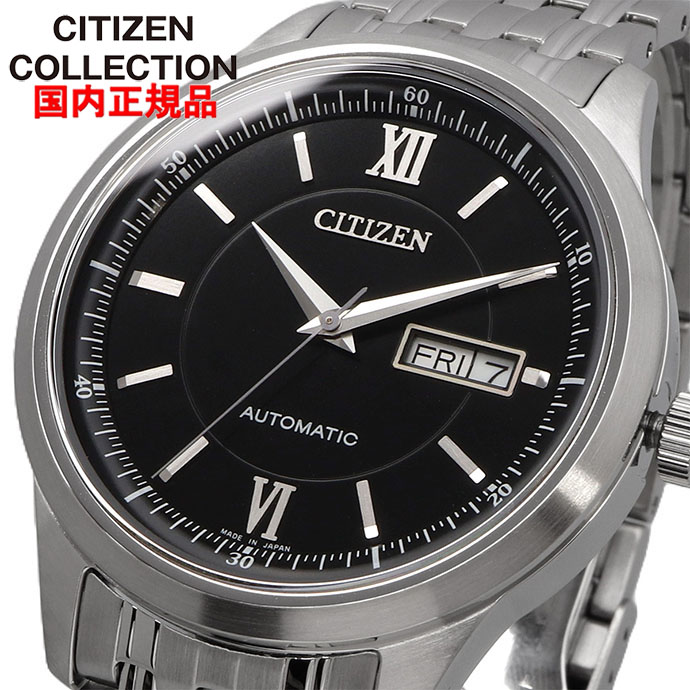 CITIZEN 腕時計 シチズン 時計 ウォッチ シチズン コレクション 自動巻き メカニカル 日本製 NY4050-62E [国内正規品]｜SHOP NORTH STAR 店 19,600円