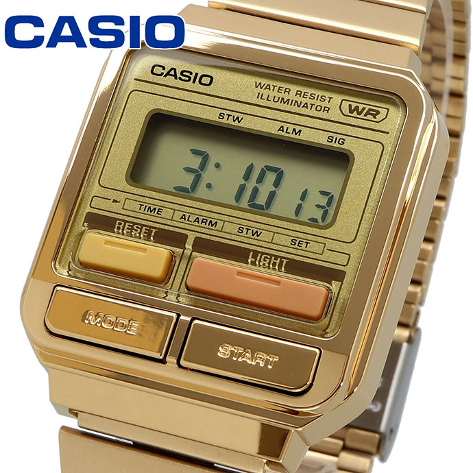 楽天市場】CASIO カシオ A-168WEGC-3/A168WEGC-3 スタンダード