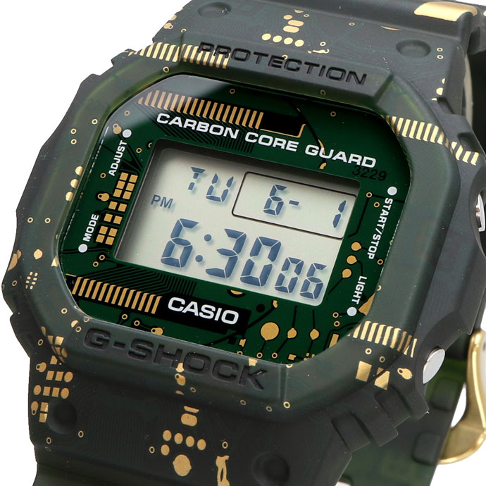 発送前の電池交換無料キャンペーン中 送料無料 新品 腕時計 Casio カシオ G Shock 海外モデル デジタル カーボン カモフラージュ柄 付け替えバンド ベゼル メンズ Dwe 5600cc 3 並行輸入品 Paigebird Com