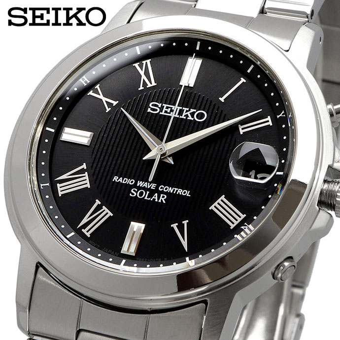 SEIKO ウオッチ セイコー 時辰儀 ご覧なさる セイコー一粒選り ソーラー 電磁波 メンズ SBTM191 [国内定まり品]