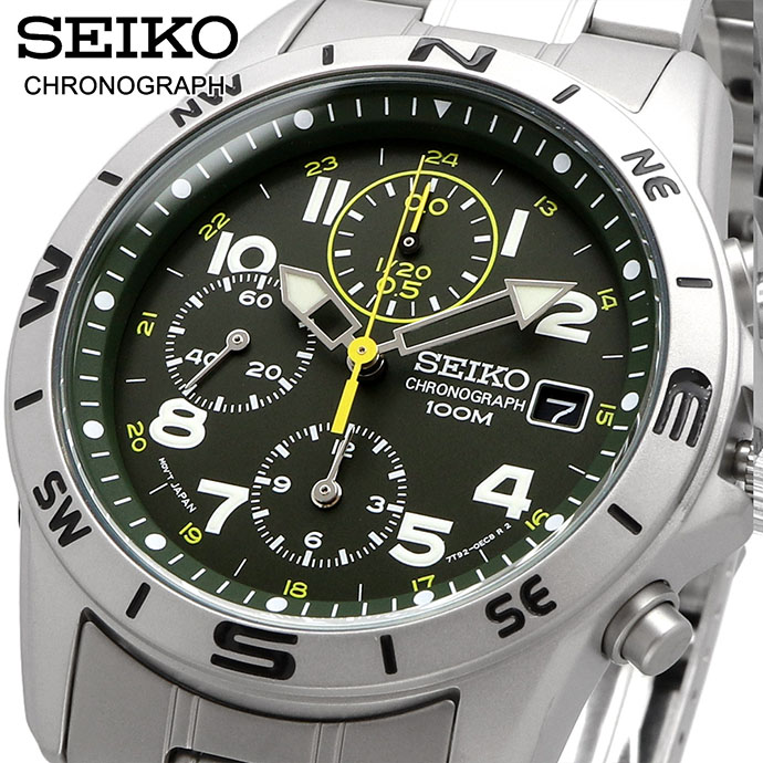 SEIKO 腕時計 セイコー 時計 ウォッチ 国内正規 クォーツ 1/20秒クロノグラフ 100M ビジネス カジュアル メンズ SND377P