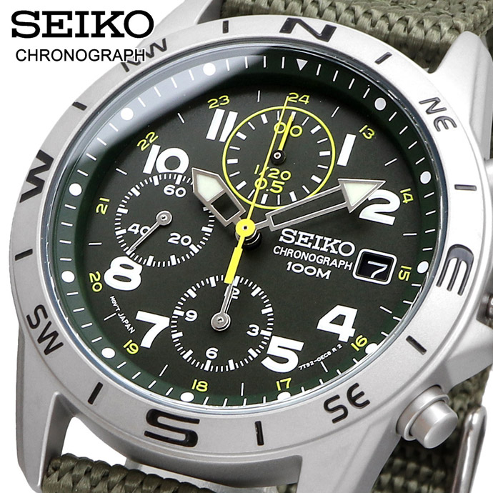 SEIKO 腕時計 セイコー 時計 ウォッチ 国内正規 クォーツ 1/20秒クロノグラフ 100M ビジネス カジュアル メンズ SND377R