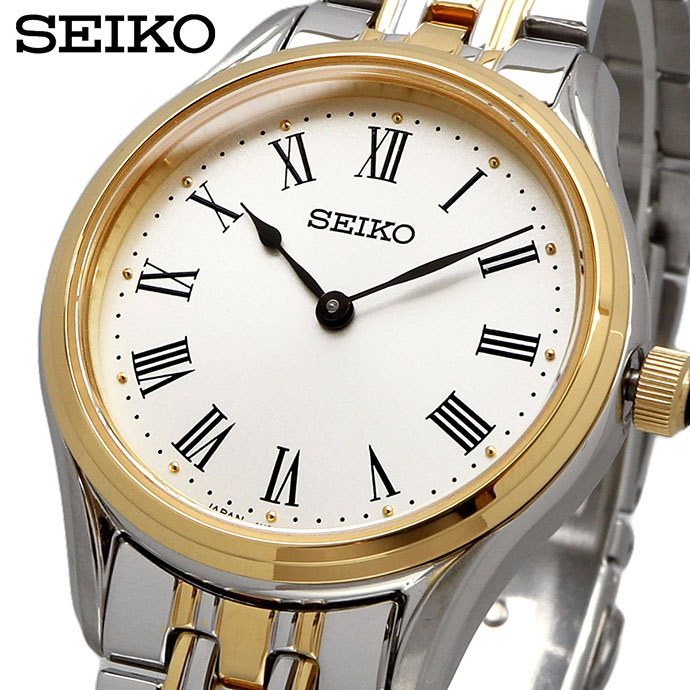 SEIKO ウォッチ セイコー 時辰儀 御覧なさる ESSENTIALS エッセンシャルズ 石英 商行為 心地よい レディース SWR070 外国で青写真 [並行輸入品]