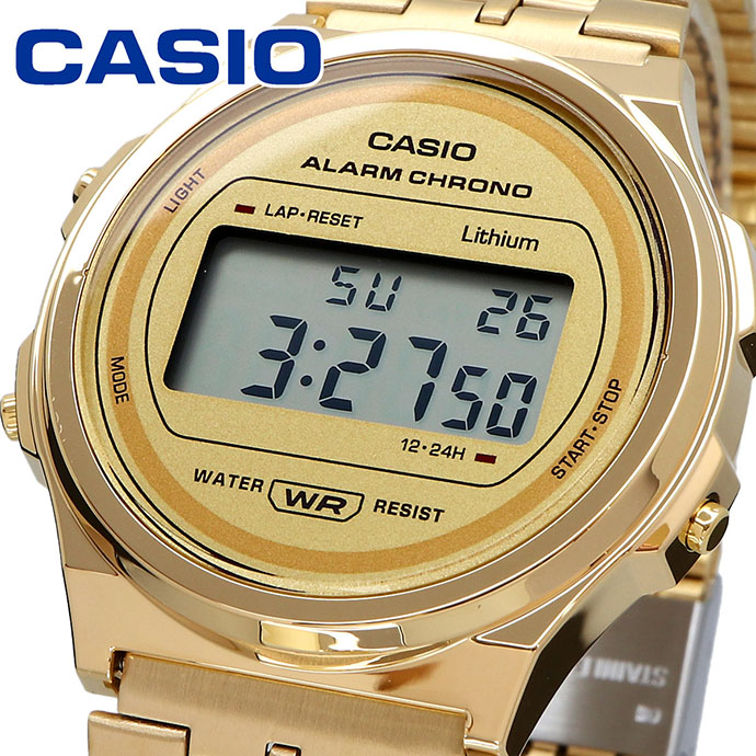 CASIO ウオッチ カシオ 時辰儀 ご覧なさる チープカシオ チプカシ 分かりやすい メンズ レディース キッズ A171WEG-9A [並行輸入品]