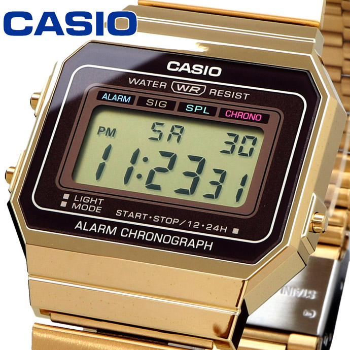 CASIO ウオッチ カシオ 時辰儀 御覧になる チープカシオ チプカシ 分かりやすい メンズ レディース キッズ A700WG-9A [並行輸入品]