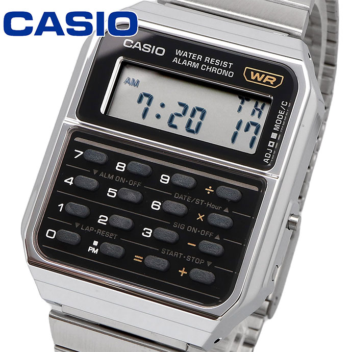CASIO ウオッチ カシオ 時辰儀 ご覧なさる チープカシオ ヴィンテージシリーズ 外国で真似形 CALCULATOR カリキュレーター ユニ一発やる CA-500WE-1A [並行輸入品]