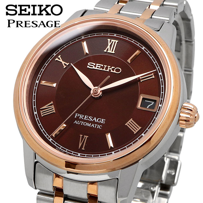 SEIKO ウオッチ セイコー 時辰儀 御覧になる 【日本製 Made インチ Japan】 PRESAGE プレザージュ 自動小銃一巻き レディース ボーイズ SRPF32J1 外国でひな形 [並行輸入品]