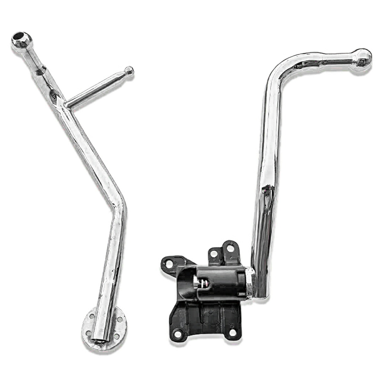 ジェネレーション キャンター 標準 ワイドキャブ ミラーステー メッキ 交換式 左右セット 2点セット ミラーステー カバー カスタム ふそう オフロード ジェネレーションキャンター 140φ 手動 電動 ブラケット
