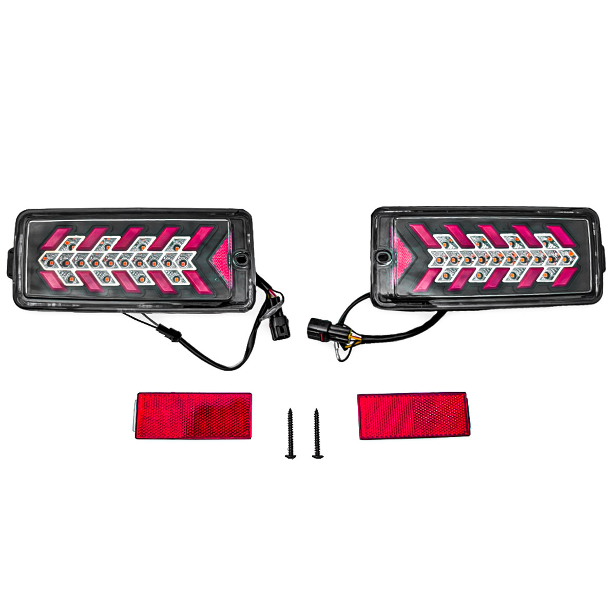 ハイゼット トラック ジャンボ 後期 LED テールランプ 流れるウインカー シーケンシャル テールライト 2個セット 抵抗器付き ドレスアップ カスタムパーツ サンバー ピクシス S500P S510P S500J S510J S500U S510U タイプA