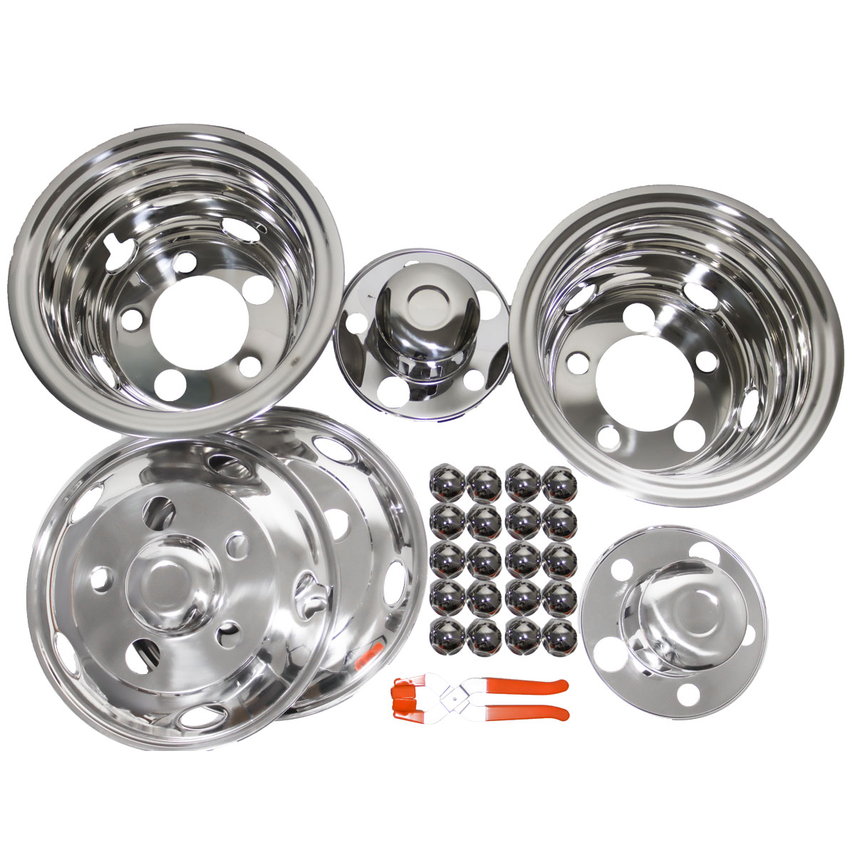 楽天市場】トラック 汎用 ステンレス ホイールライナー ホイール