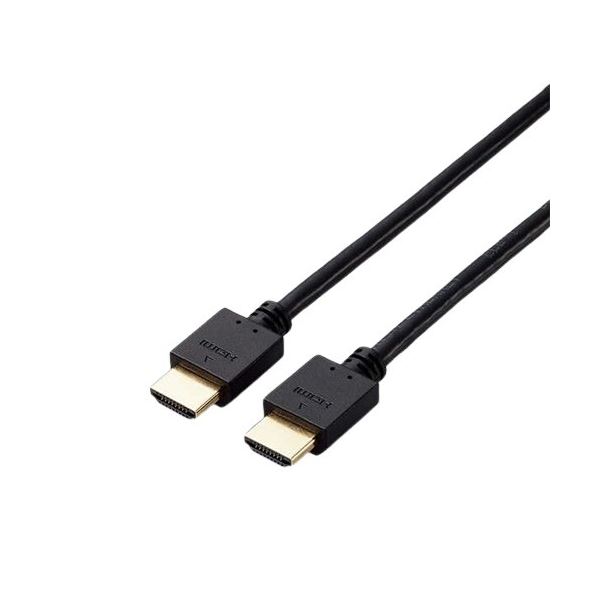 (まとめ）エレコム HDMIケーブル（HighSpeed HDMI） 3.0m ブラック RoHS指令準拠（10物質） CAC-HD1430BK/ID 1本【×3セット】