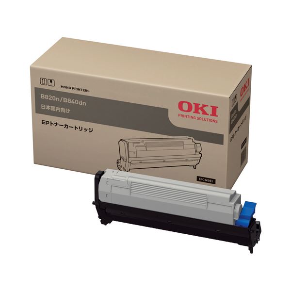 OKIEPトナーカートリッジ イメージドラム・トナーカートリッジ一体型 EPC-M3B1 1個 インクカートリッジ-パソコン・周辺機器