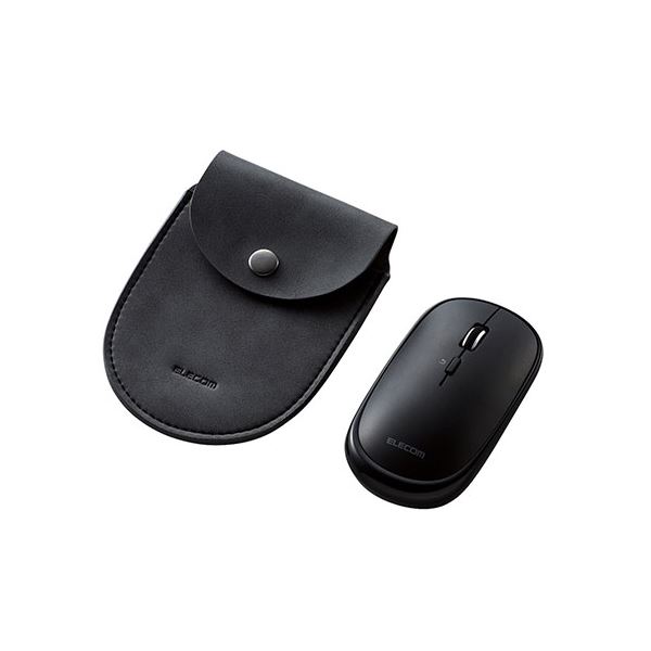 エレコム マウス Bluetooth 4ボタン 薄型 充電式 3台同時接続 ブラック M-TM15BBBK