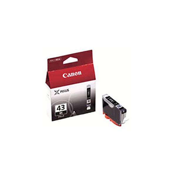(まとめ) 【純正品】 Canon キャノン インクカートリッジ/トナーカートリッジ 【6376B001 BCI-43BK ブラック】 【×3セット】