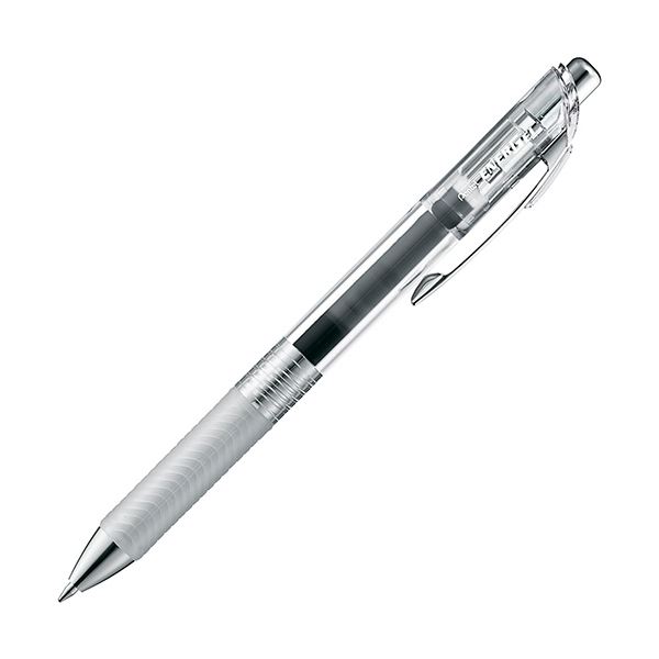 （まとめ） ぺんてる ゲルインクボールペン ノック式エナージェル インフリー 0.7mm ブラック （軸色：クリア） BL77TL-A 1セット（10本） 【×5セット】
