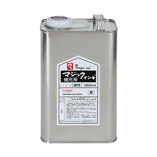 寺西舎密学神通力インク用付きものインク 1800ml 黒 MHJ1800-T1 1缶