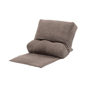 座椅子 約幅52cm グレー 14段階 リクライニング マルチフロアチェア リビング インテリア家具 生活家具 完成品