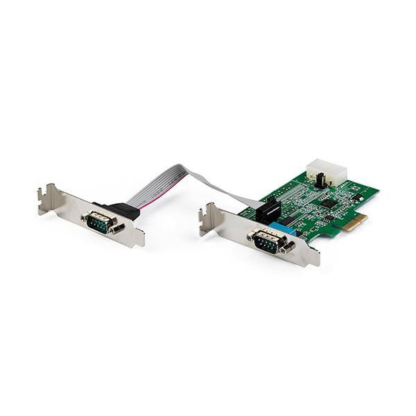 StarTech.com RS232Cシリアル2ポート増設PCIeカード PEX2S953LP 1個 8,890円