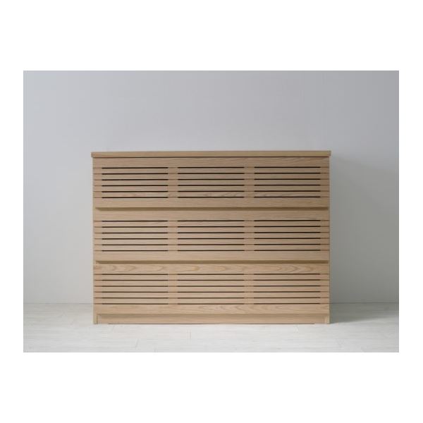 ローチェスト（ナチュラル） 幅約120cm [完成品］【代引不可】｜インテリア生活雑貨の店ポライト 39,286円
