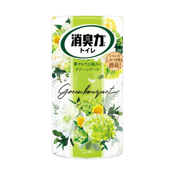 （まとめ） エステートイレの消臭力 グリーンブーケ 400mL 1セット（5個） 【×3セット】 5,076円