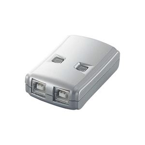 （まとめ）エレコム ELECOM USB2.0手動うつり変わり器 2うつり変わり USS2-W2【×5仕掛ける】