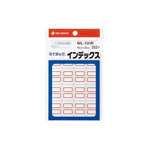 （まとめ）ニチバン マイタックインデックス ML-131R 小 赤【×20セット】