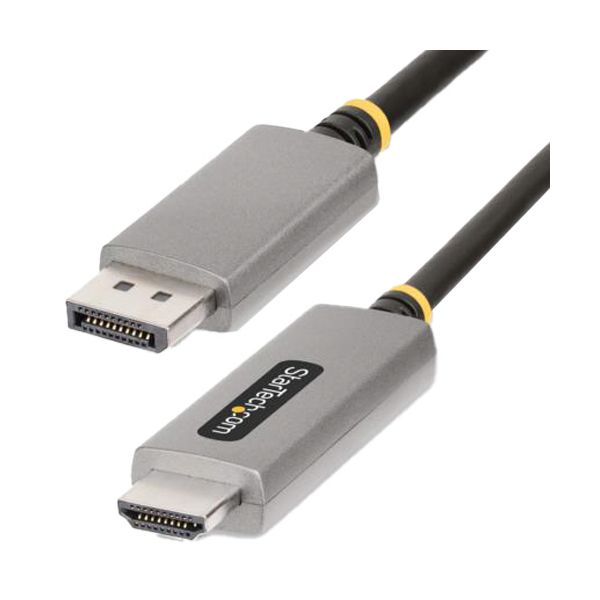 StarTech.com DisplayPort 1.4-HDMI 2.1変換ケーブル 2m スペースグレー／ブラック133DISPLAYPORTHDMI21 1本