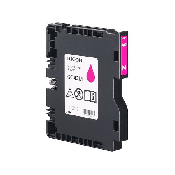 （まとめ） RICOH リコー 515948 SGカートリッジ GC43M マゼンタ（純正品） 【×3セット】