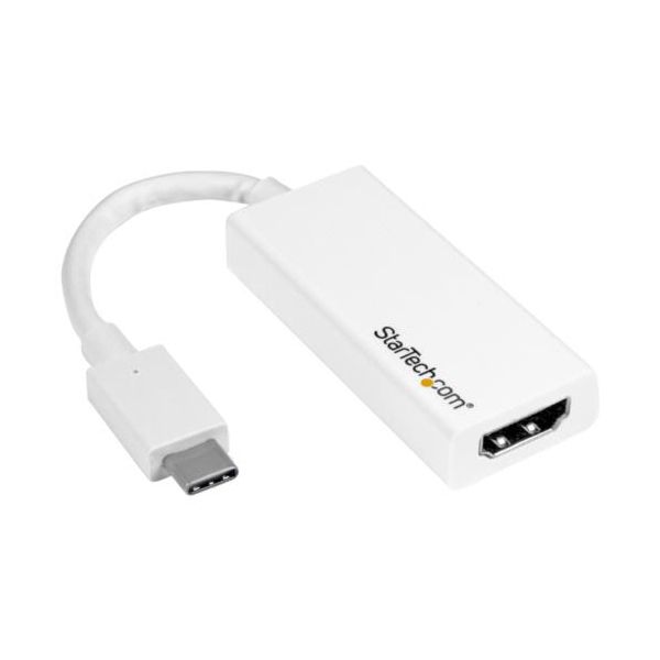 StarTech.com USB TypeC-HDMI変換アダプタ ホワイト CDP2HD4K60W 1個
