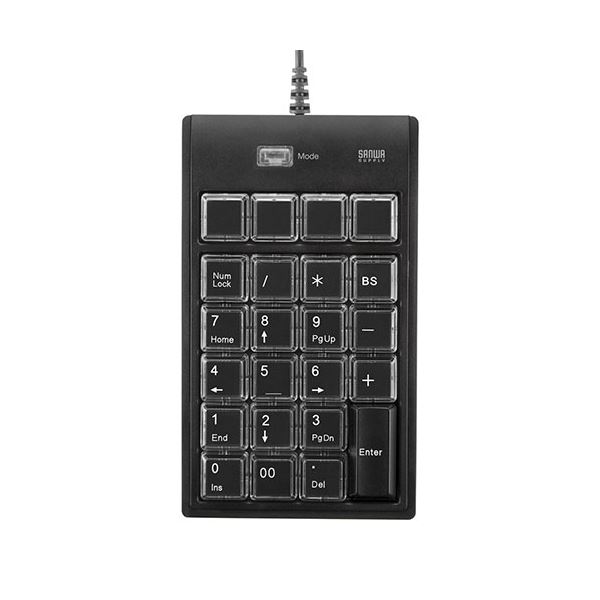 サンワサプライ プログラマブルテンキー NT-19UH2BKN2|インテリア生活雑貨の店ポライト